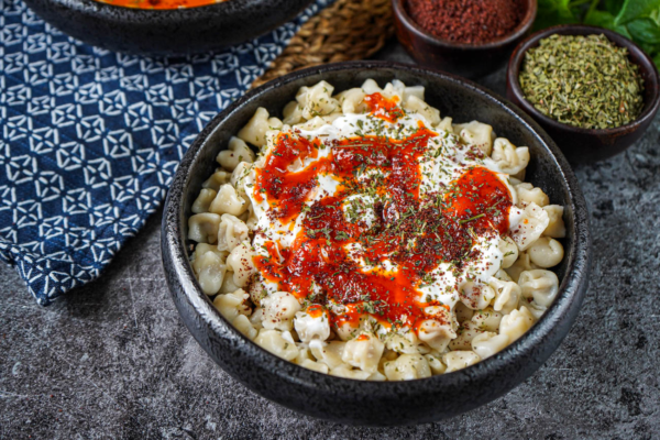 Turkish Manti Kayseri dumplings