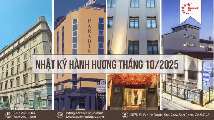 CARNIVAL US TRAVEL | NHẬT KÝ HÀNH HƯƠNG THÁNG 10/2025 – MÙA LỄ ĐẶC BIỆT TẠI LỘ ĐỨC VÀ HÀNH TRÌNH CHÂU ÂU ĐƯỢC KHÁCH YÊU THÍCH NHẤT