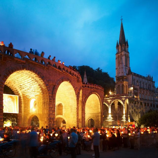 Procession Square in Lourdes