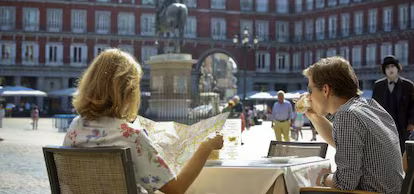 Enjoy Coffee in Plaza Mayor