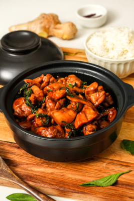 Three-Cup Chicken (San Bei Ji)
