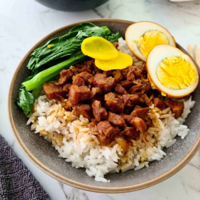 Braised Pork Rice (Lu Rou Fan)