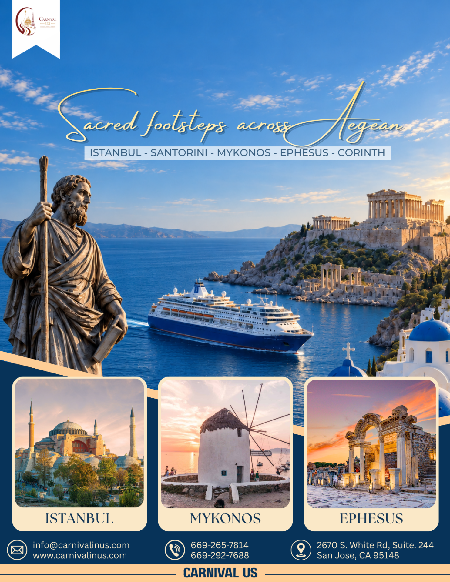 Sacred Footsteps Across the Aegean